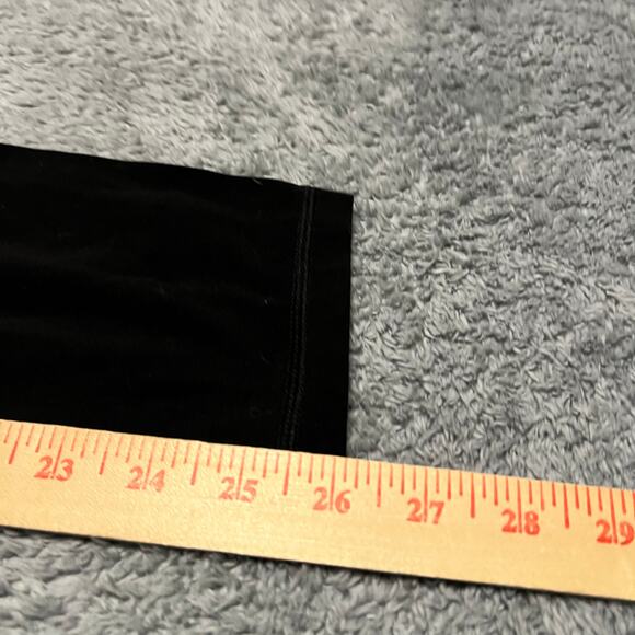 Athleta Leggings Pants Womens Large Black Salutation Stash Pocket - Picture 9 of 9